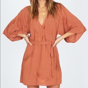 Amuse Society To the Tropics wrap dress